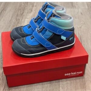 NEW! See Kai Run "Atlas" blue snow boots 1